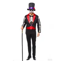 Day of the Dead Adult Jacket: View at Party Delights