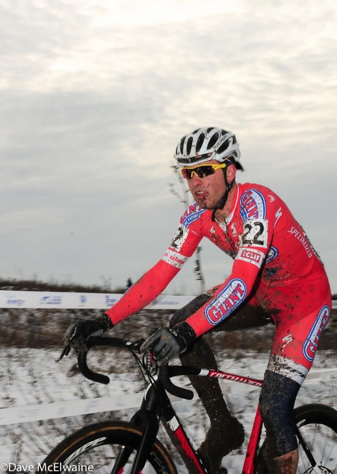 Yannick Eckmann (California Giant Berry/Specialized) riding his last lap