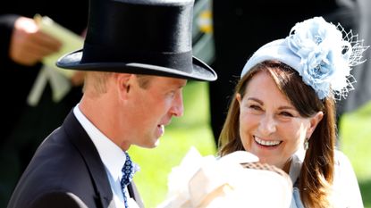 Carole Middleton and Prince William at Royal Ascot 2024