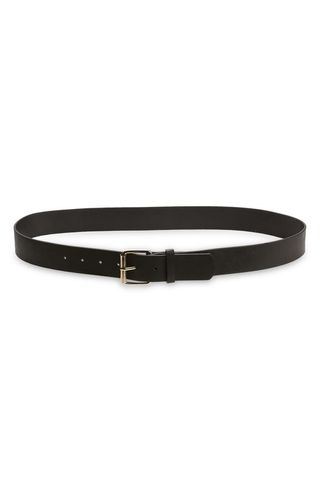 Single Prong Faux Leather Trouser Belt