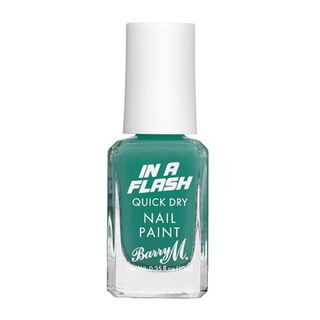 Barry M In A Flash Quick Dry Nail Paint - Teal Rush