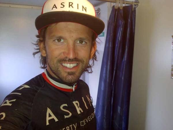 Rene Haselbacher at the start of Cape Epic