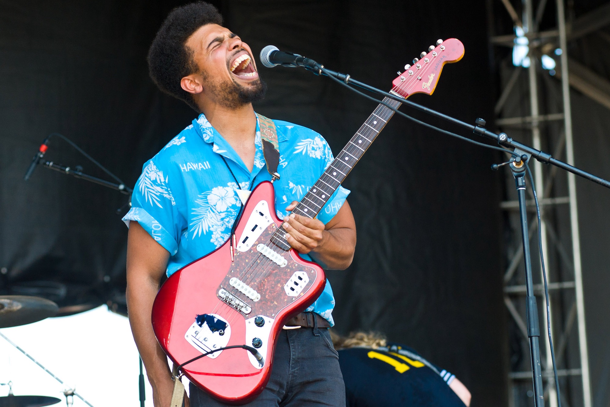 Devon Gilfillian performs onstage in Louisville, Kentucky on July 13, 2018