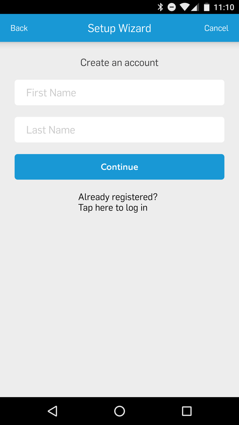 Ring app setup