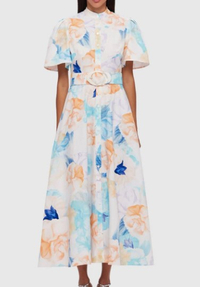 Leo Lin Bianca rose-print cotton dress, £757 | Farfetch