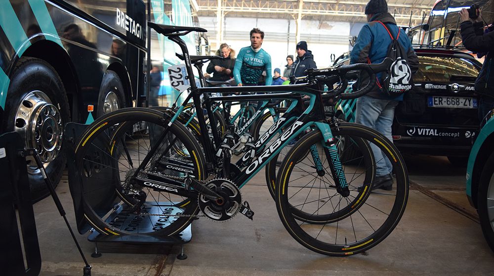 The new Vital Concept team raced on Orbea Orcas
