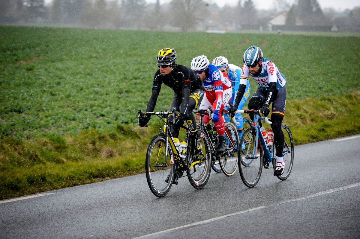 The breakaway working together in the colder conditions