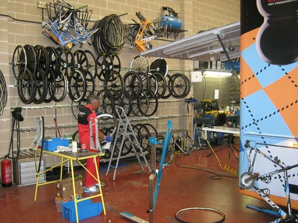 The mechanics are working flat out to get everything ready in time for the season's final grand tour.