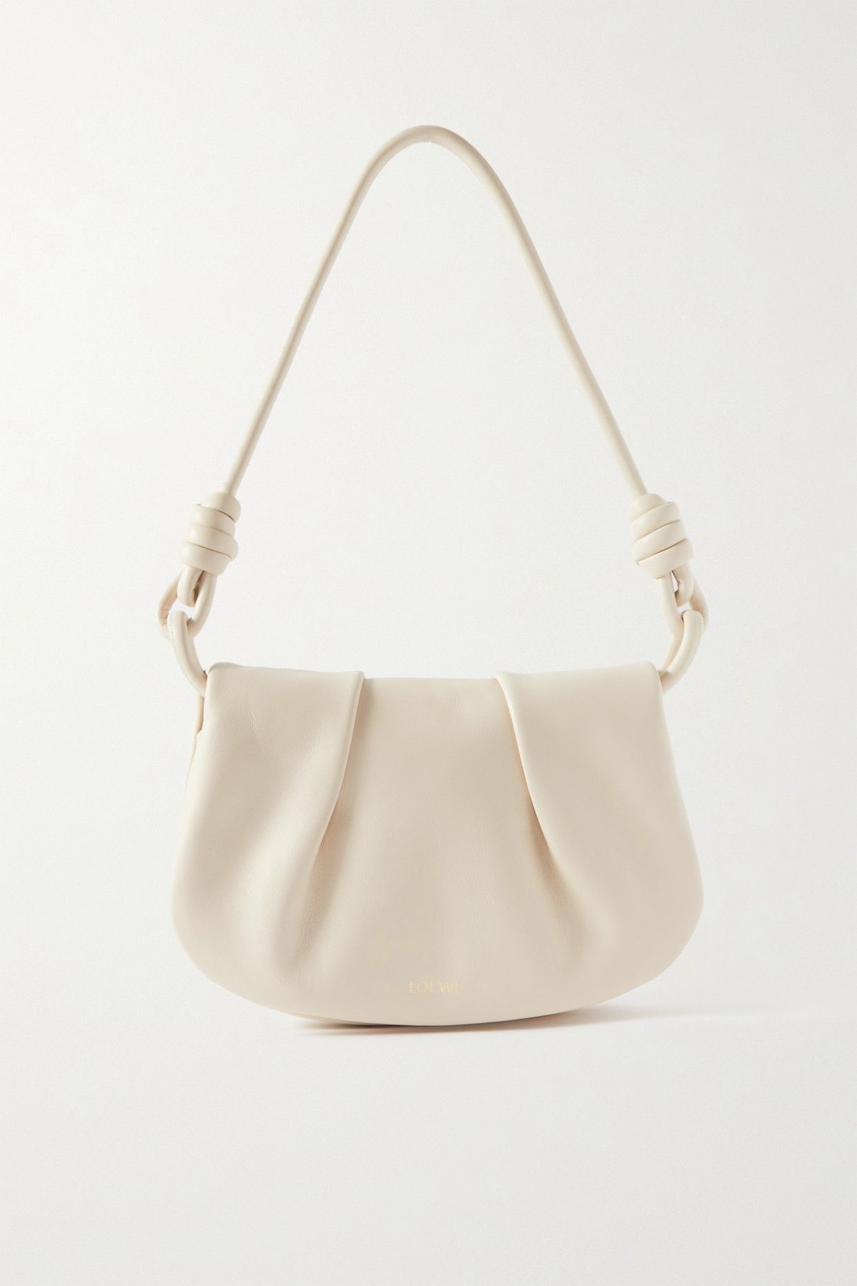 Paseo Satchel pleated leather shoulder bag