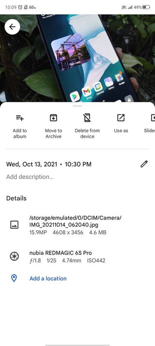 Change Date Time Google Photos Android