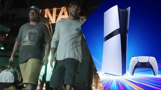 GTA 6 screenshot and PS5 Pro render