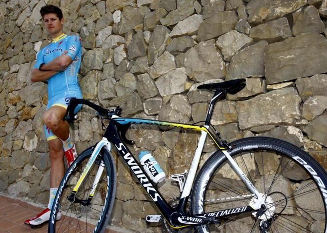Jakob Fuglsang and his 2015 bike