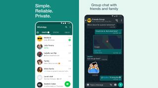 WhatsApp for Android interface