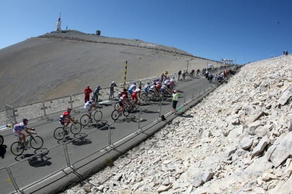 The sparce landscape of the Ventoux