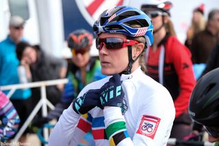 Katie Compton (Trek Cyclocross Collective) was going for her 14th consecutive title.
