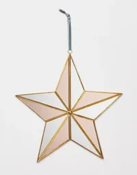 Pink Mirrored Glass &amp; Gold Metal Star
£26.50 | Oliver Bonas