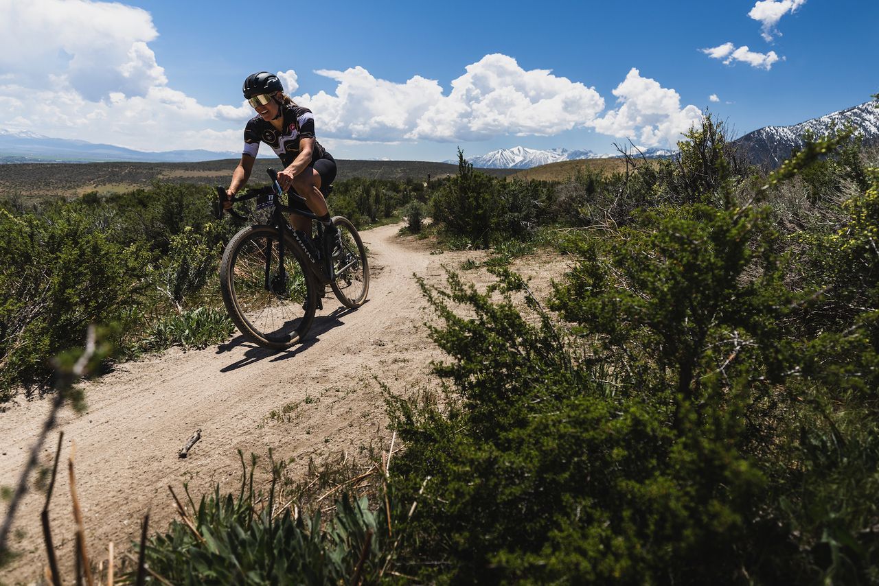 Amy Charity rode to second overall in the women's 35+ category