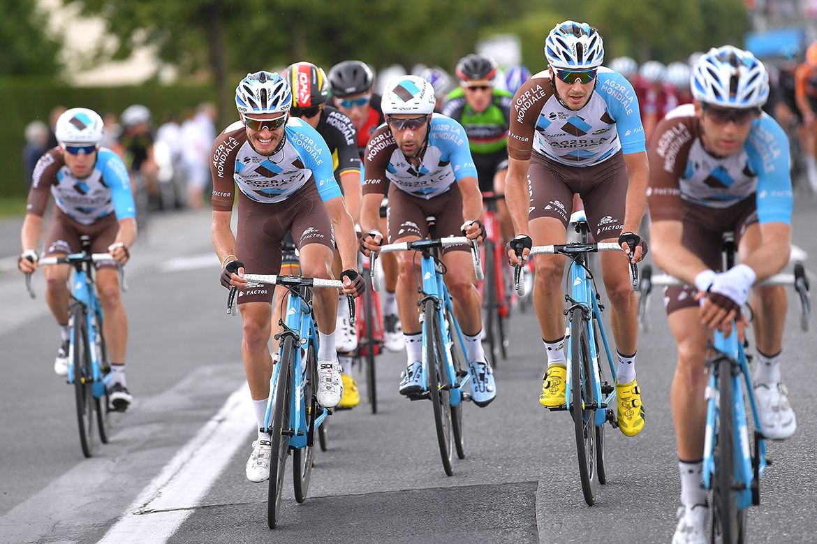 AG2R were active in the closing stages