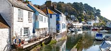 Harbourside at the village of Polperro in Cornwall