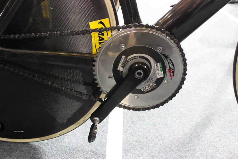 Speedplay Zero Track pedals on the Wiggins team pursuit bike.