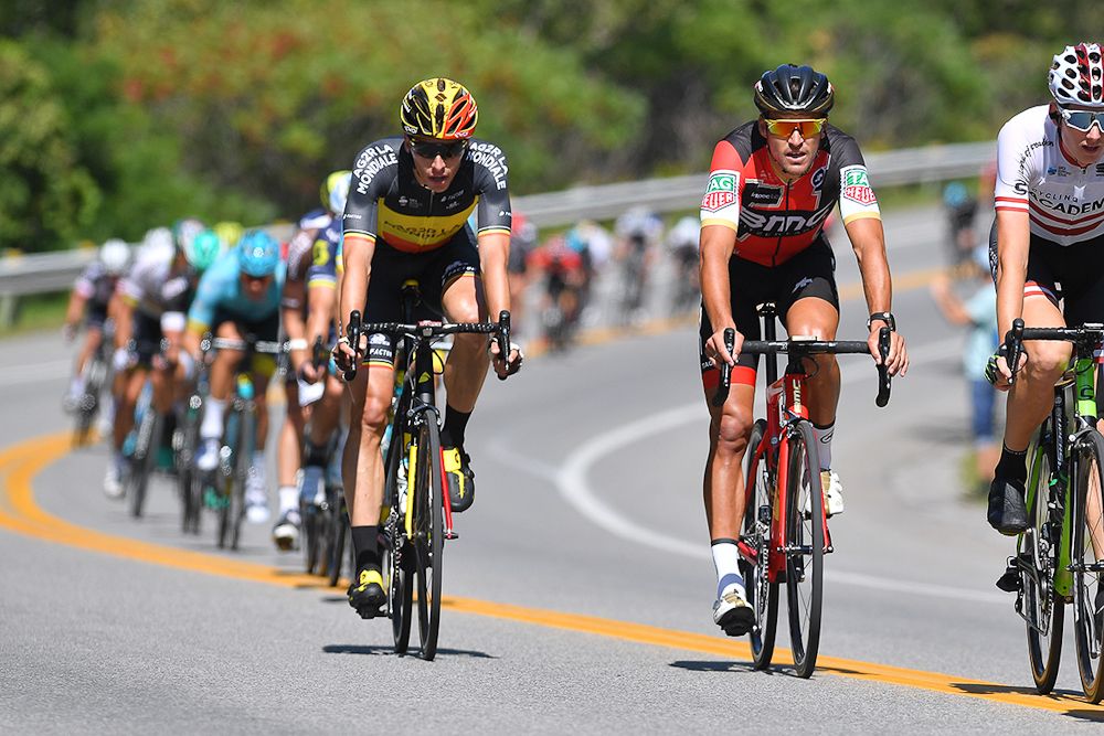 Belgians Greg Van Avermaet and Oliver Naesen