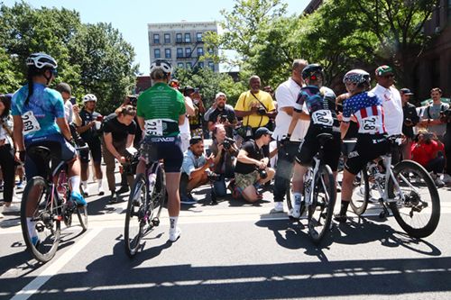 Images from the 2022 Harlem Skyscraper Cycling Classic