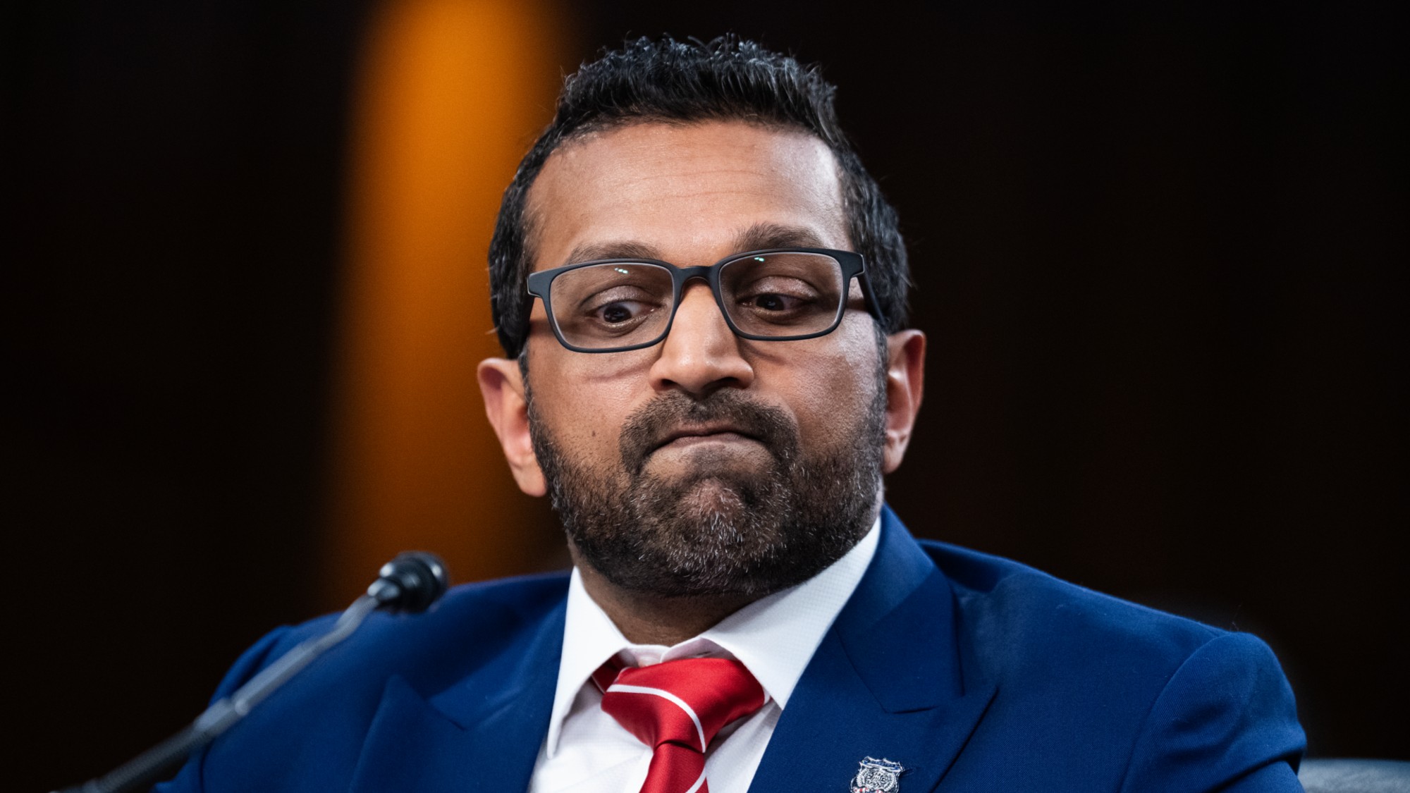 UNITED STATES - SEPTEMBER 16: FBI Director Kash Patel testifies during the Senate Judiciary Committee hearing titled "Oversight of the Federal Bureau of Investigation," in Hart building on Tuesday, September 16, 2025. (Tom Williams/CQ-Roll Call, Inc via Getty Images)