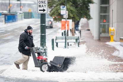 Snowstorm in North Carolina