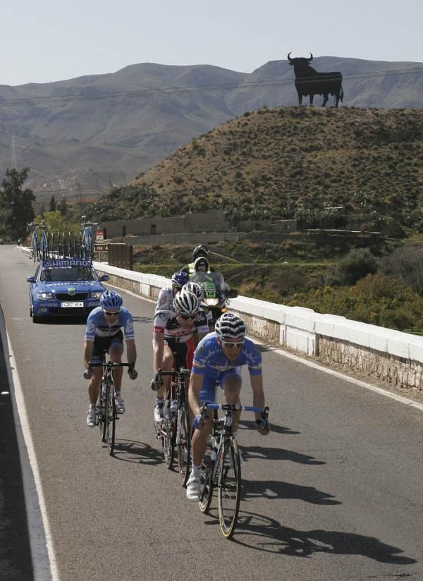 The five man breakaway could not stay clear despite all their efforts