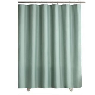 Green shower curtains