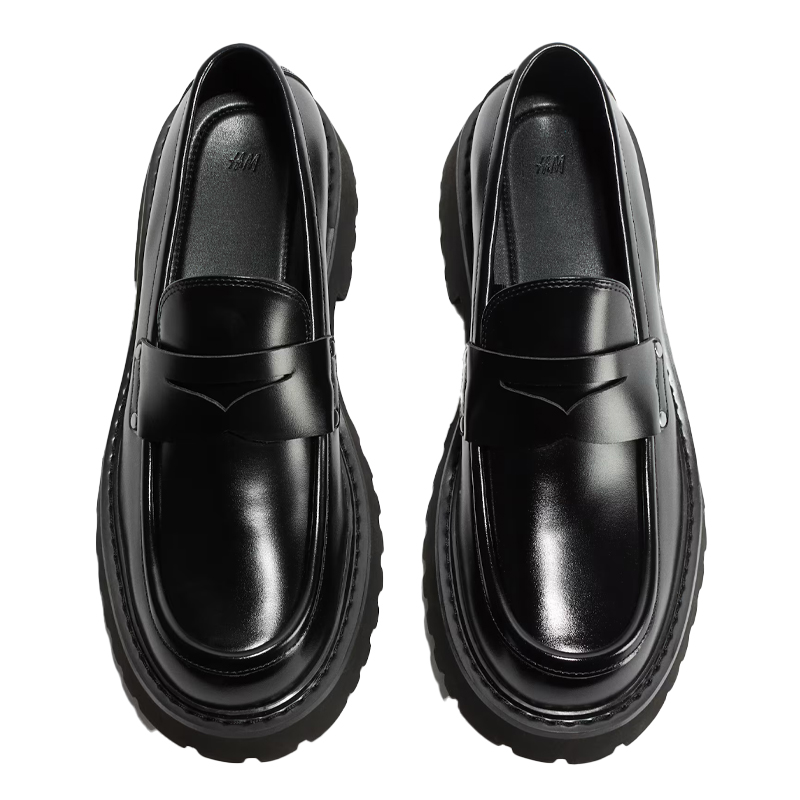 black chunky loafers, H&amp;amp;M
