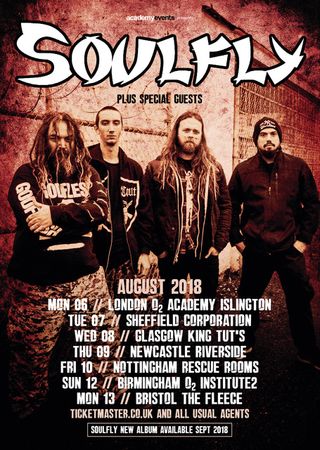 Soulfly tour poster
