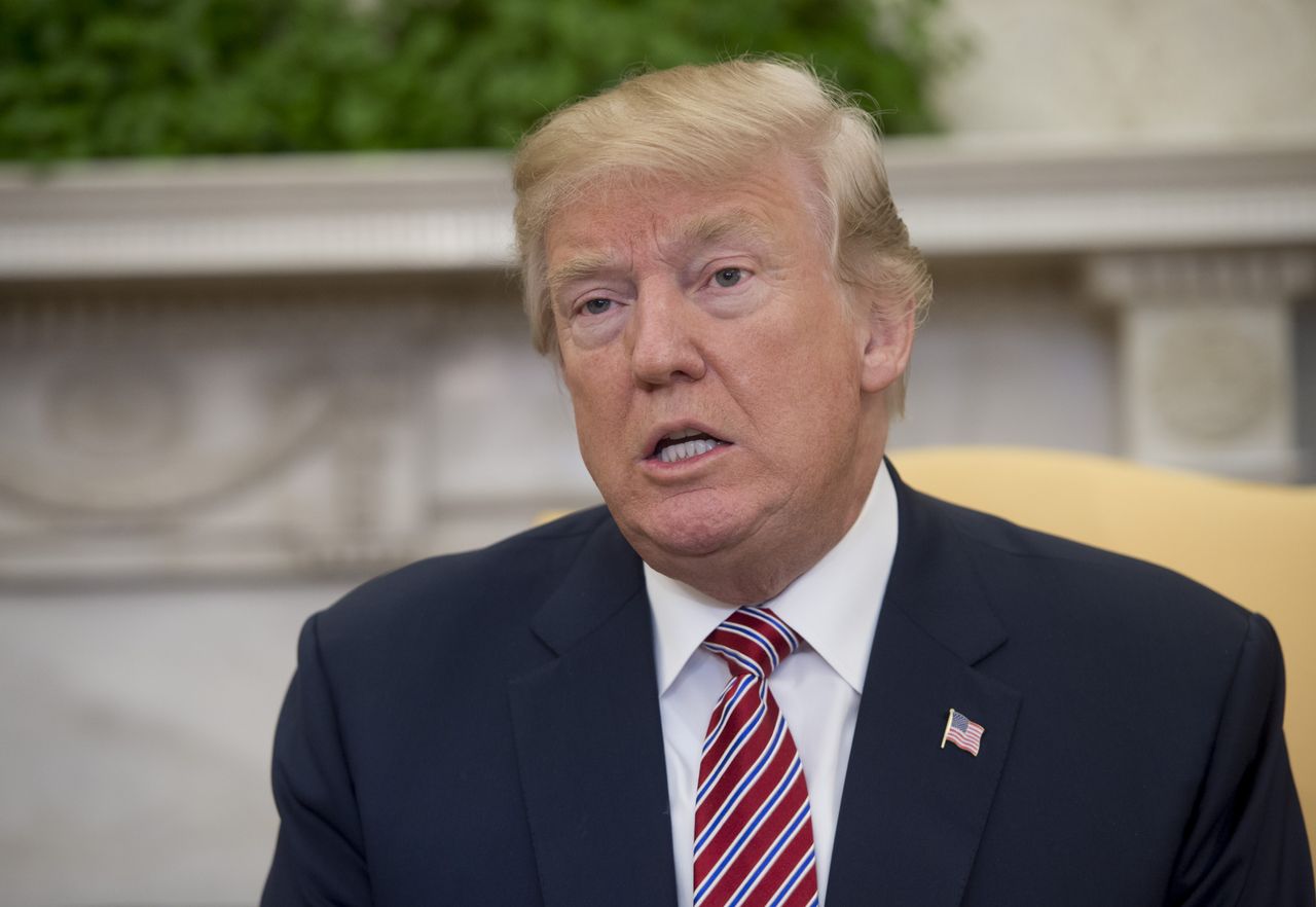 President Trump in the Oval Office