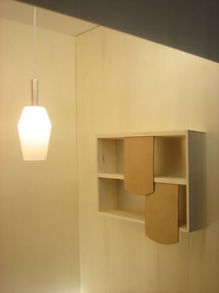 Shelving unit and light fitting