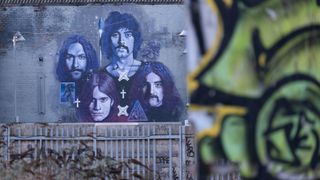 Black Sabbath mural in Birmingham
