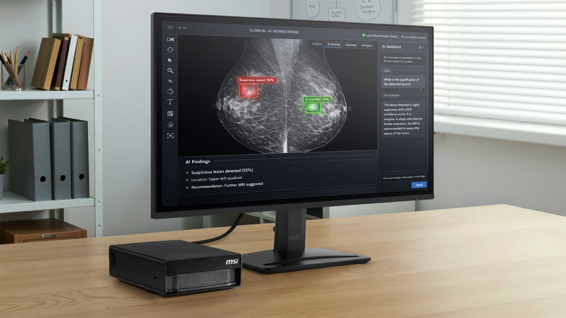 MSI ExgeXpert in a work environment