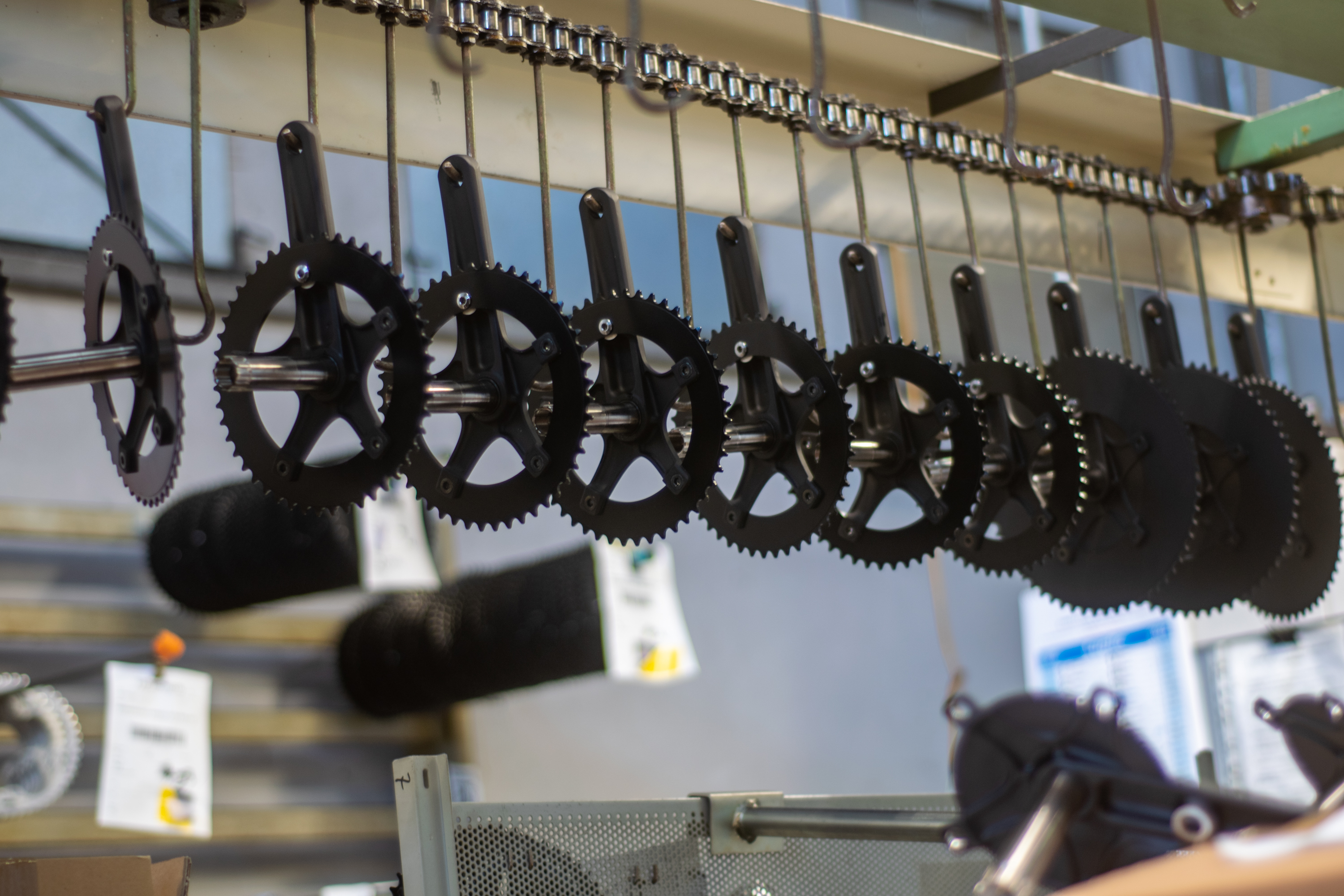The Miche cycling component factory
