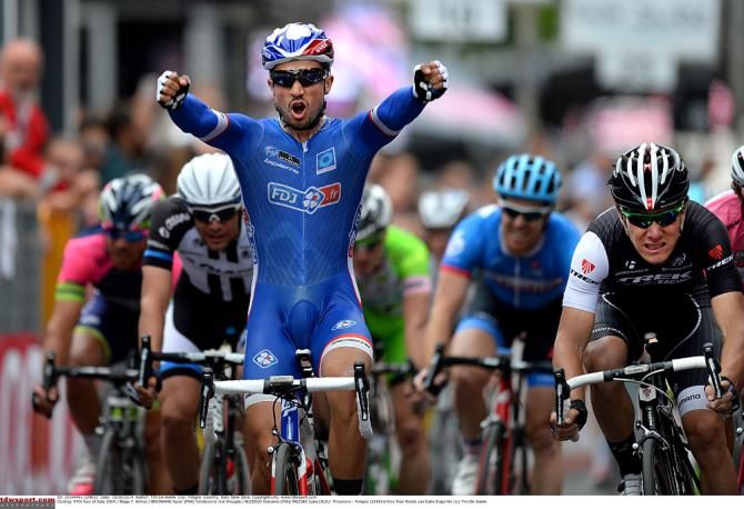 Nacer Bouhanni (FDJ) wins stage 7 of the Giro d'Italia