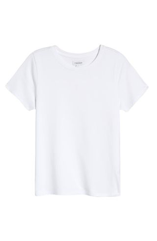 Pima Cotton Blend Crewneck T-Shirt