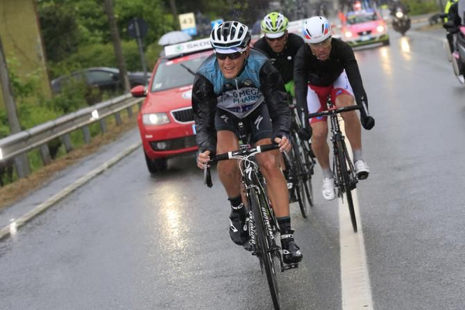 Matteo Trentin (Omega Pharma - QuickStep) leads the break