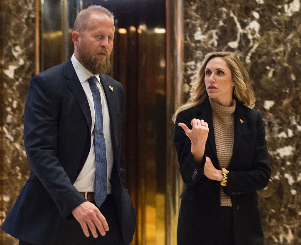 Brad Parscale and Lara Trump