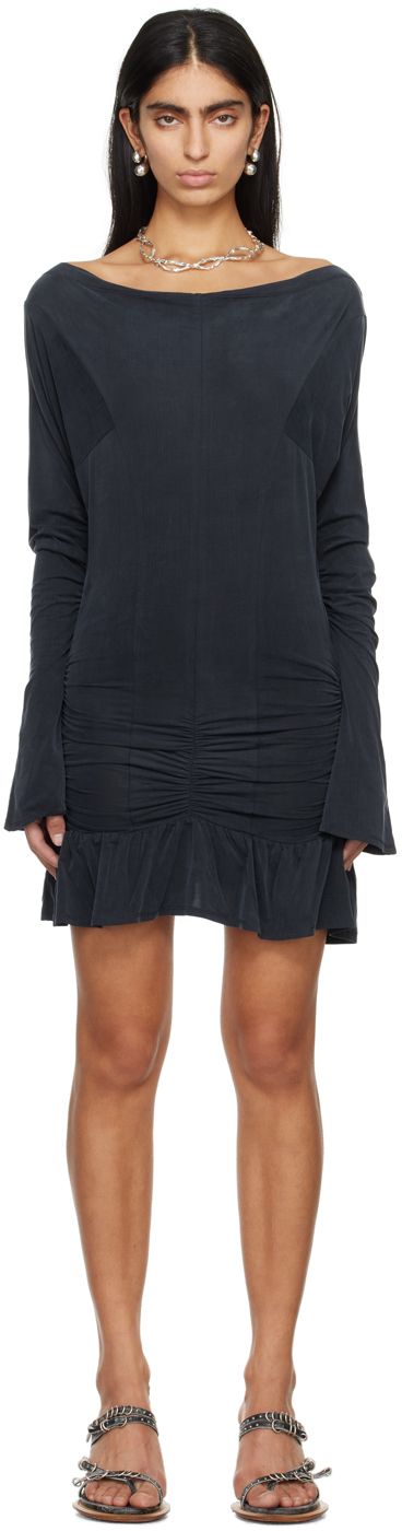 Navy Petrol Minidress