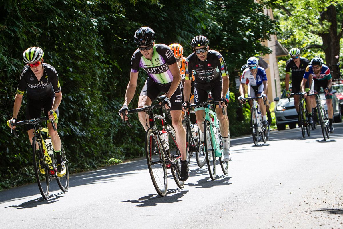 Lupus Racing's Chris Horner in a breakaway.