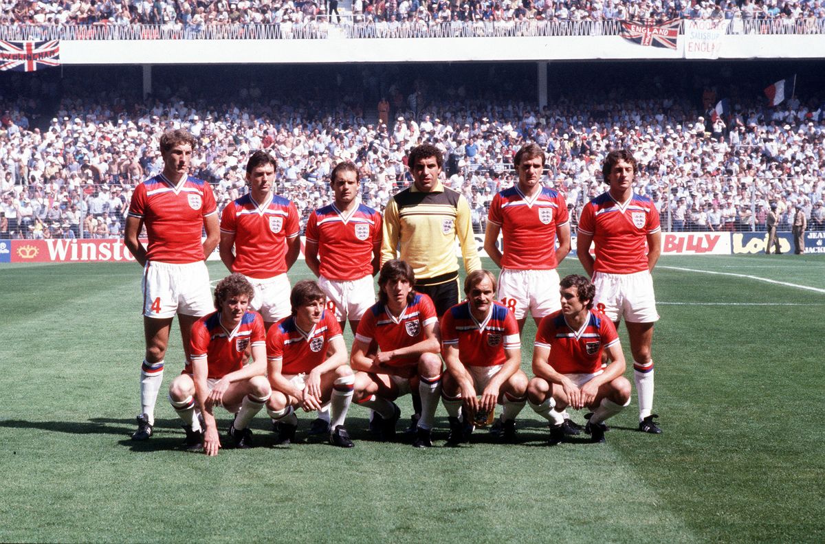 England team – Spain 1982 World Cup