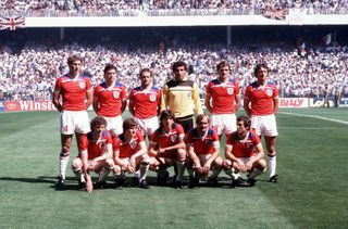 England team – Spain 1982 World Cup