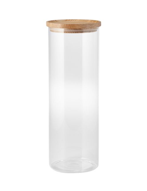 Hold Everything Stackable Tall Glass Canister