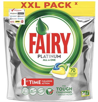 Fairy Platinum Plus Dishwasher Tablets Lemon low-priced