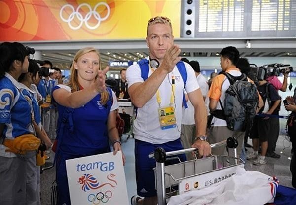 Where do I go for my gold medal? Great Britain's Chris Hoy