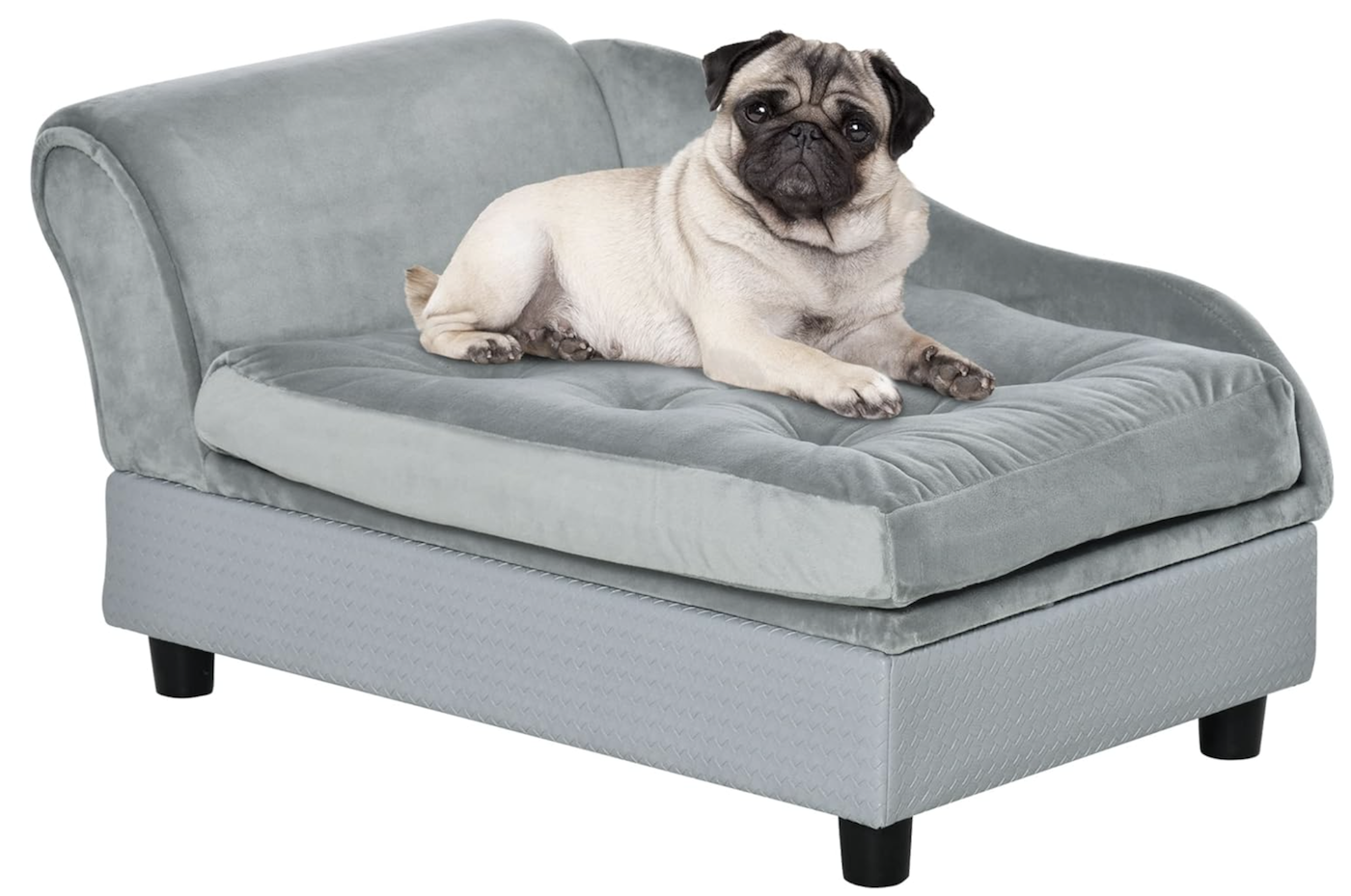 Best dog sofa with pug