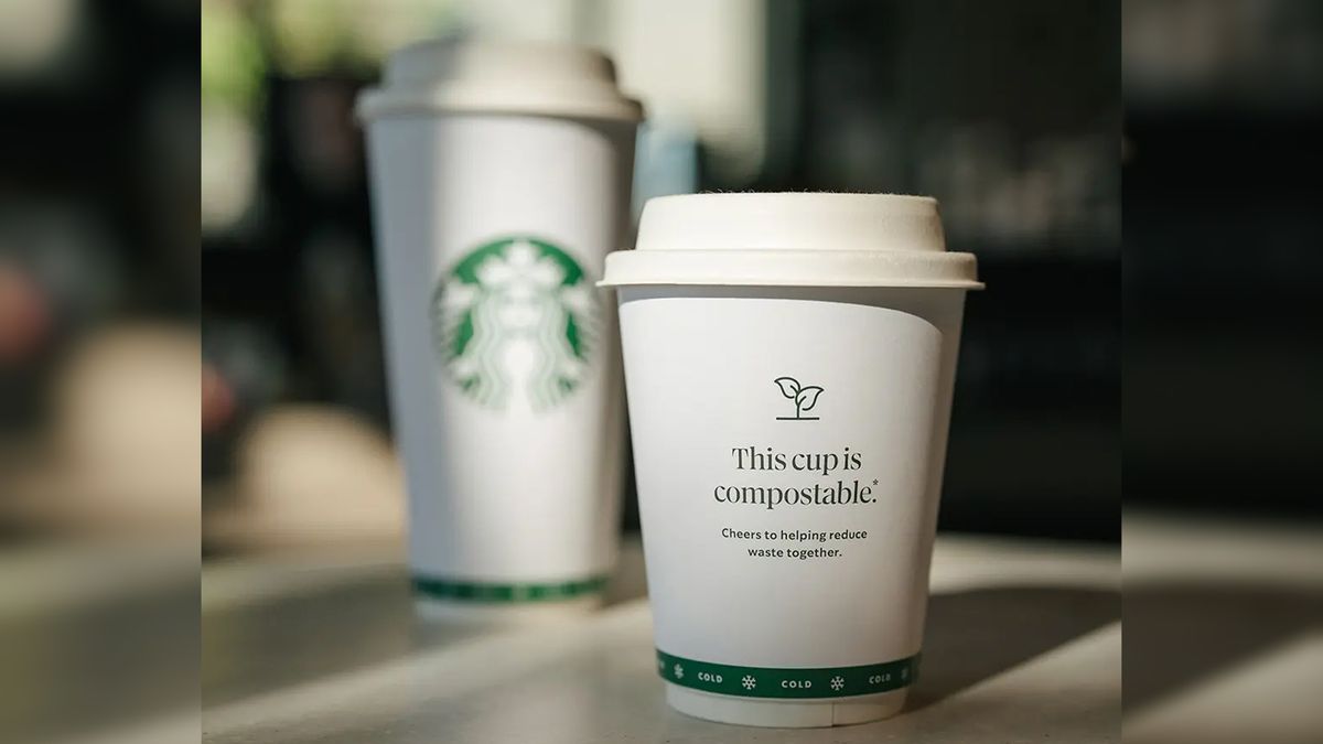 Starbucks&#039; new sustainable cups 